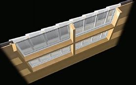 ガラス瓦　断面